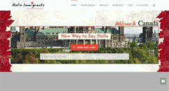 Desktop Screenshot of helloimmigrants.com